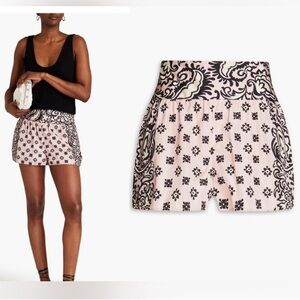 RED Valentino Pink Printed Shorts 4